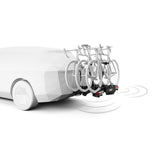 Suport pentru 3 biciclete cu senzori de parcare, Thule Epos ParkSecure 9803100 cu prindere pe carligul de remorcare (13 pini)