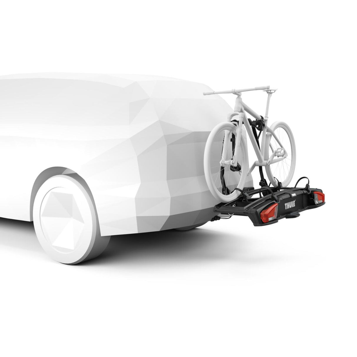 Suport pentru 2 biciclete, Thule VeloSpace 3, cu prindere pe carligul de remorcare