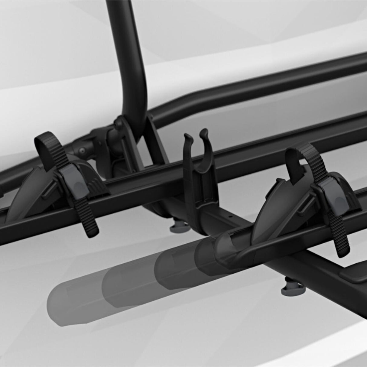 Suport biciclete Thule WanderWay 2 cu prindere pe haion dedicat pentru Volkswagen T6 Negru