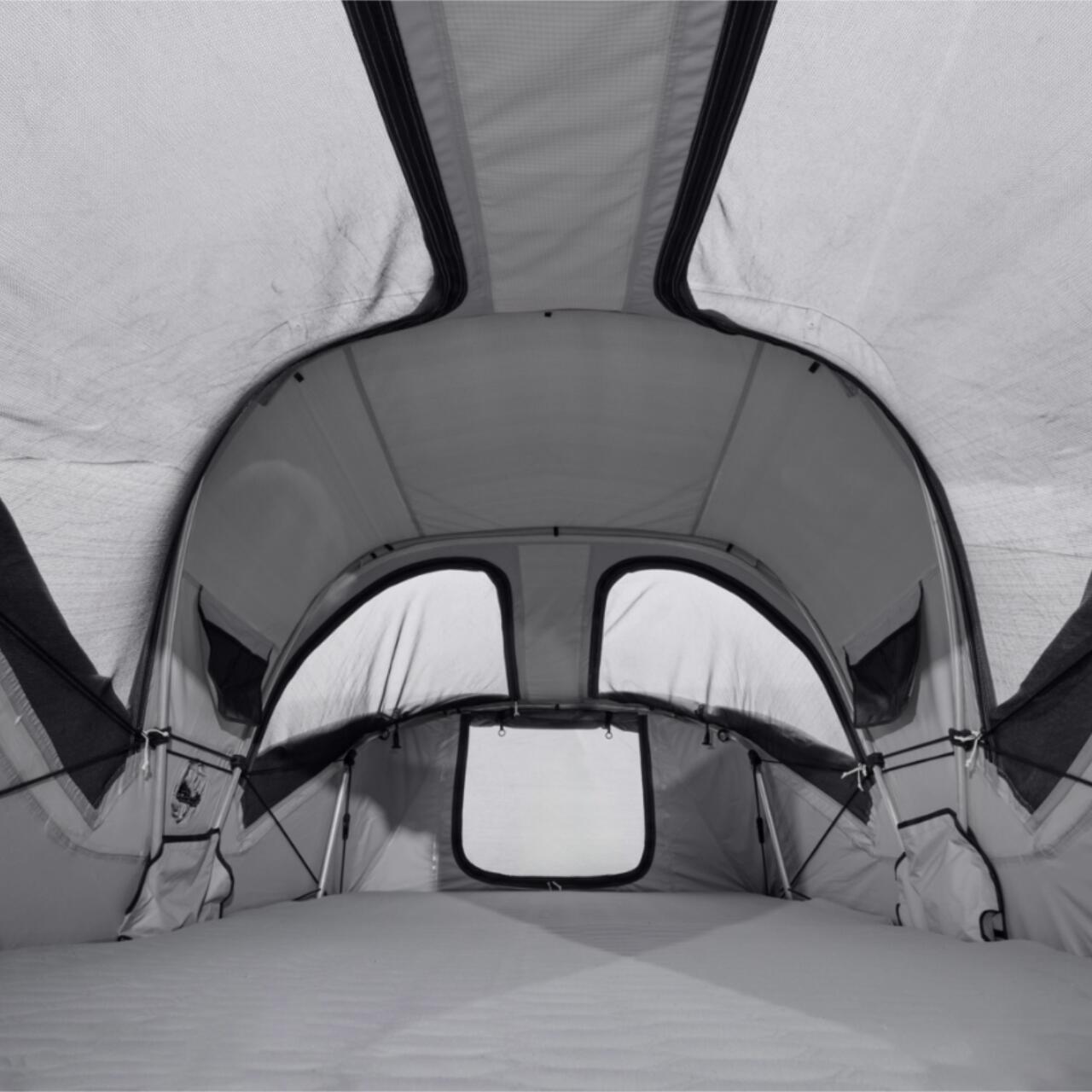 Cort auto cu prindere pe plafon, Thule, Approach 2 M, pentru 2-3 persoane, Ashland Grey