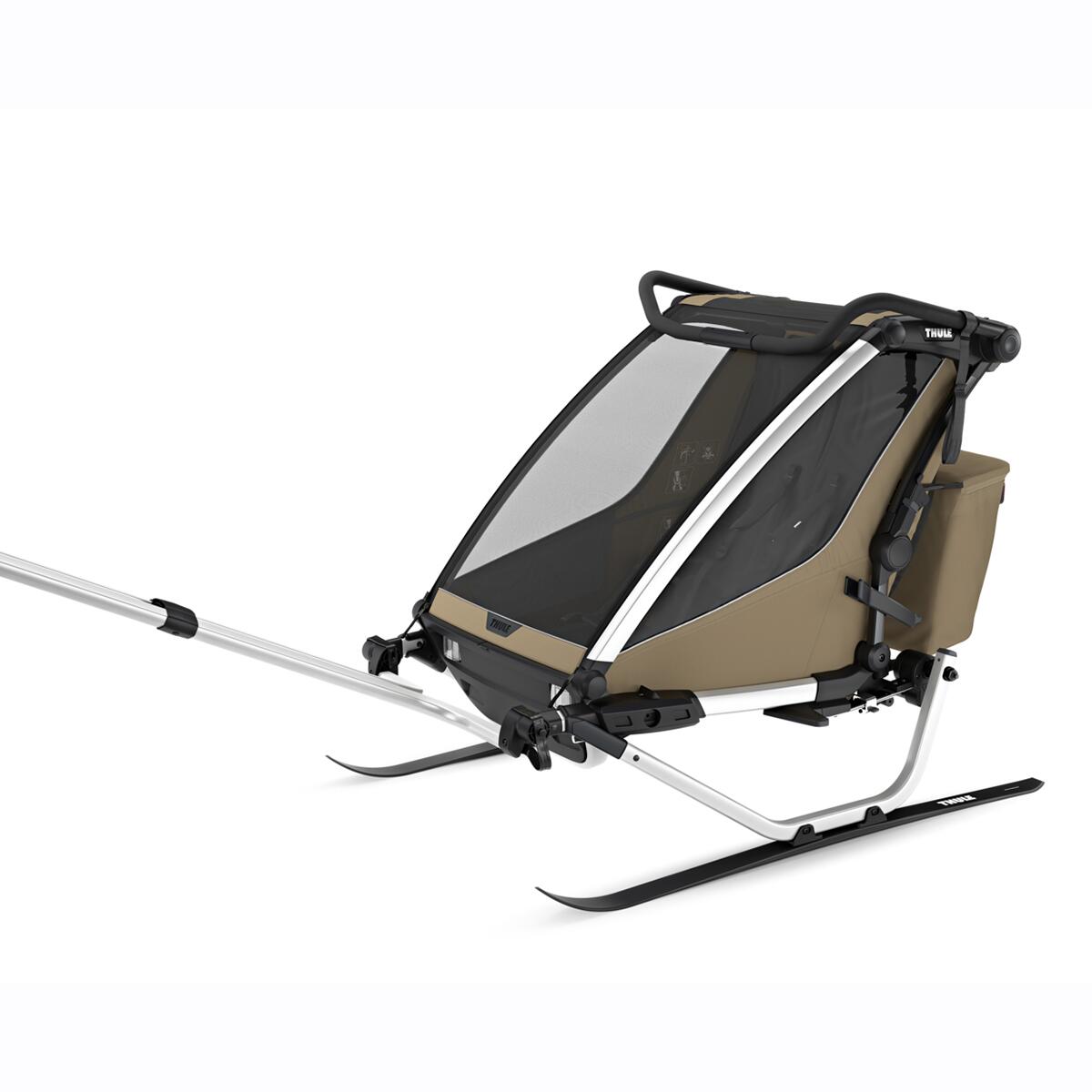 Kit de conversie pentru schi Thule Chariot 2 Cross-Country Skiing Kit