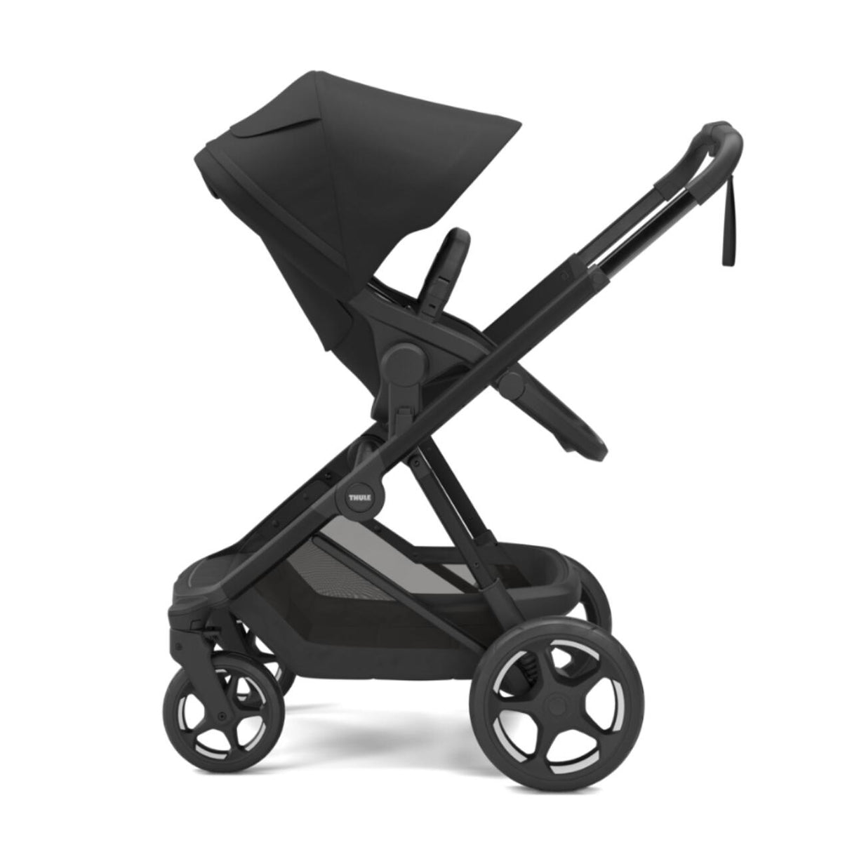 Set Carucior Thule Charm 2 in 1, sezut + landou, Black