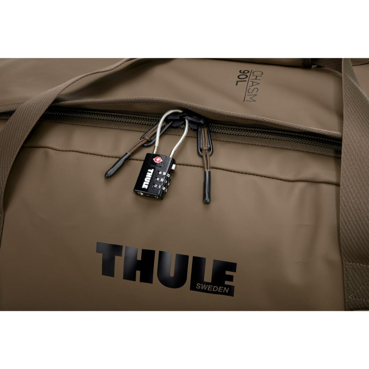 Geanta voiaj duffel, Thule, Chasm, 90L, Deep khaki