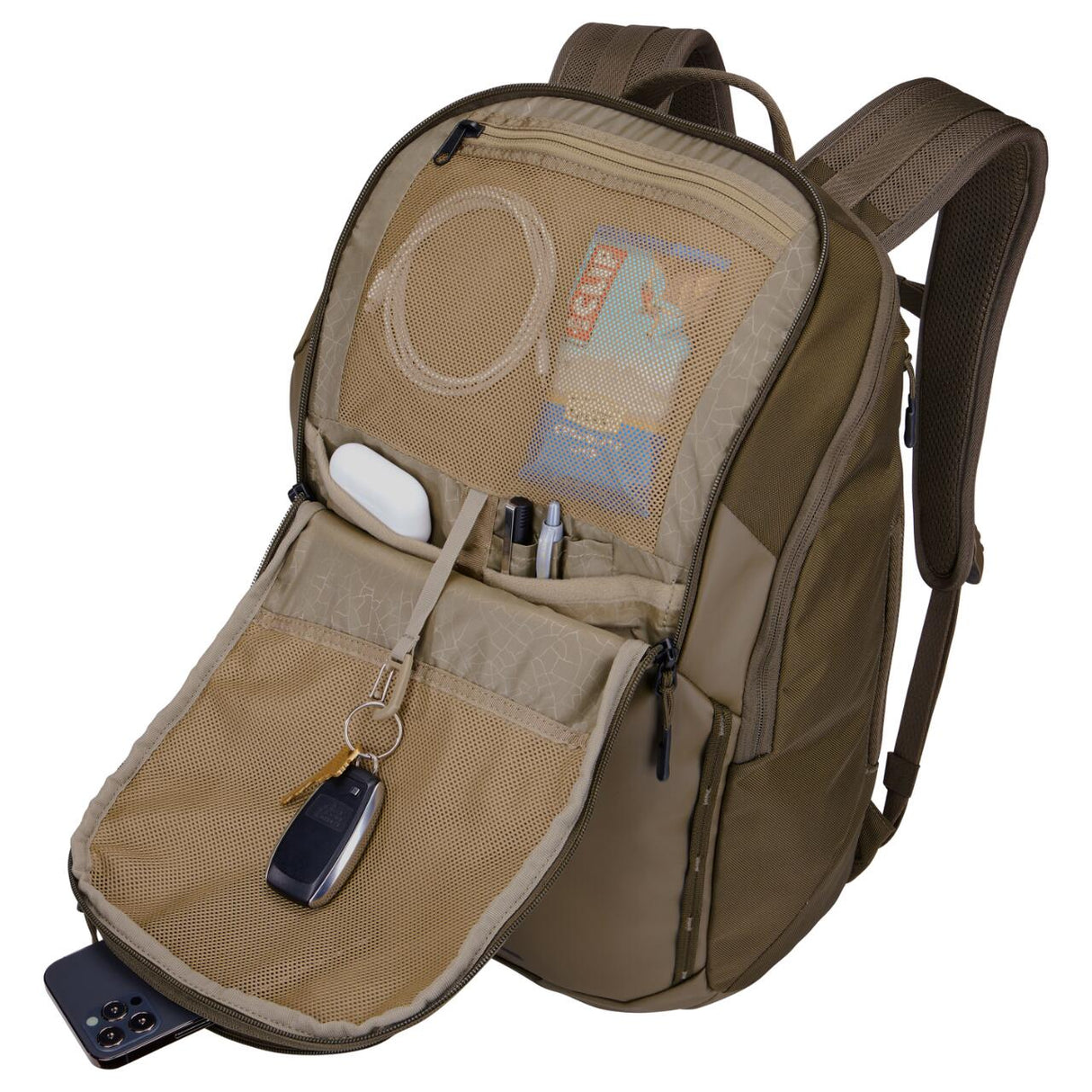 Rucsac urban cu compartiment laptop, Thule, Chasm, 26L, Deep Kaki