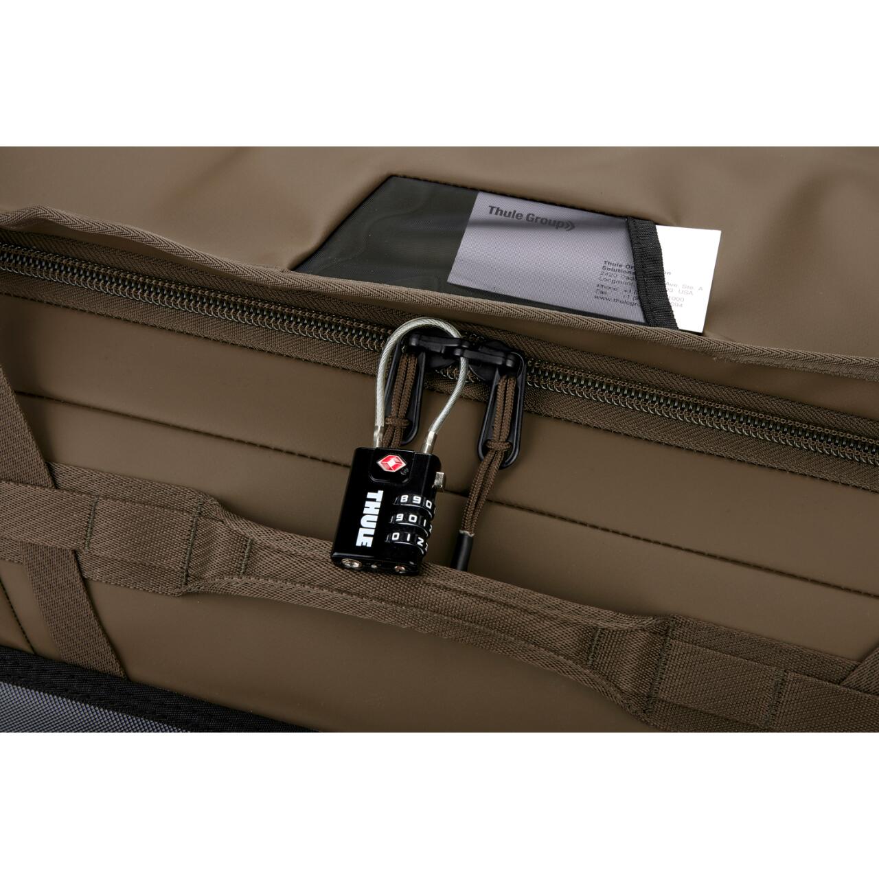 Geanta voiaj Thule Chasm Wheeled Check-In Duffel, 110 L, Deep Khaki
