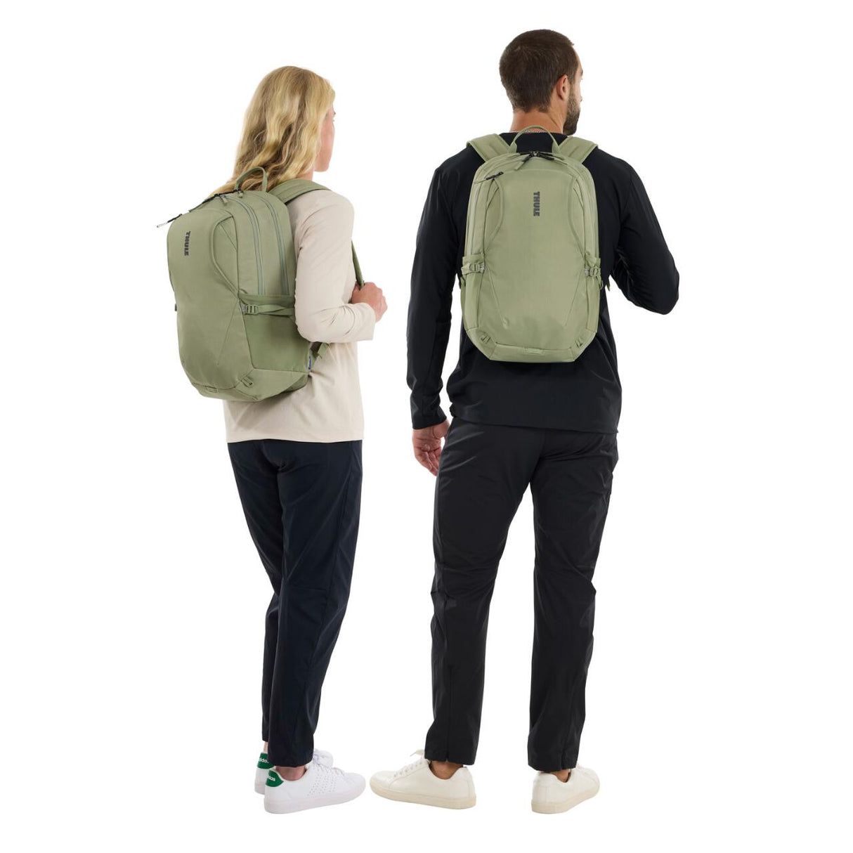 Rucsac urban cu compartiment laptop, Thule, EnRoute, 23L, Quiet Green