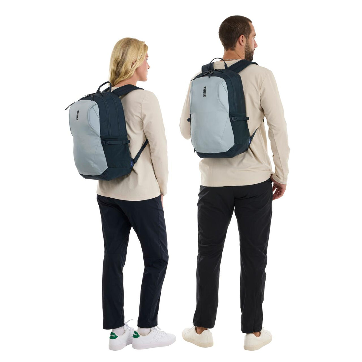 Rucsac urban cu compartiment laptop, Thule, EnRoute, 23L, Soft Blue/Darkest Blue