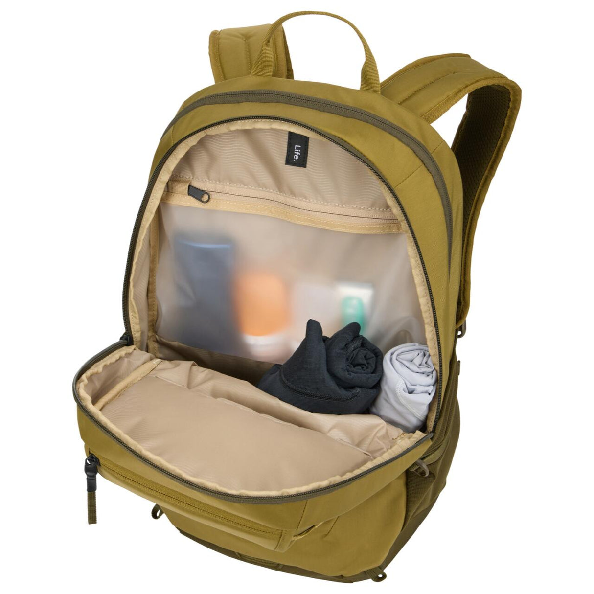 Rucsac urban cu compartiment laptop, Thule, EnRoute, 23L, Nutria/Natural Green