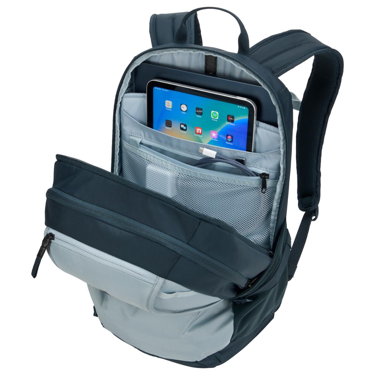 Rucsac urban cu compartiment laptop, Thule, EnRoute, 23L, Soft Blue/Darkest Blue