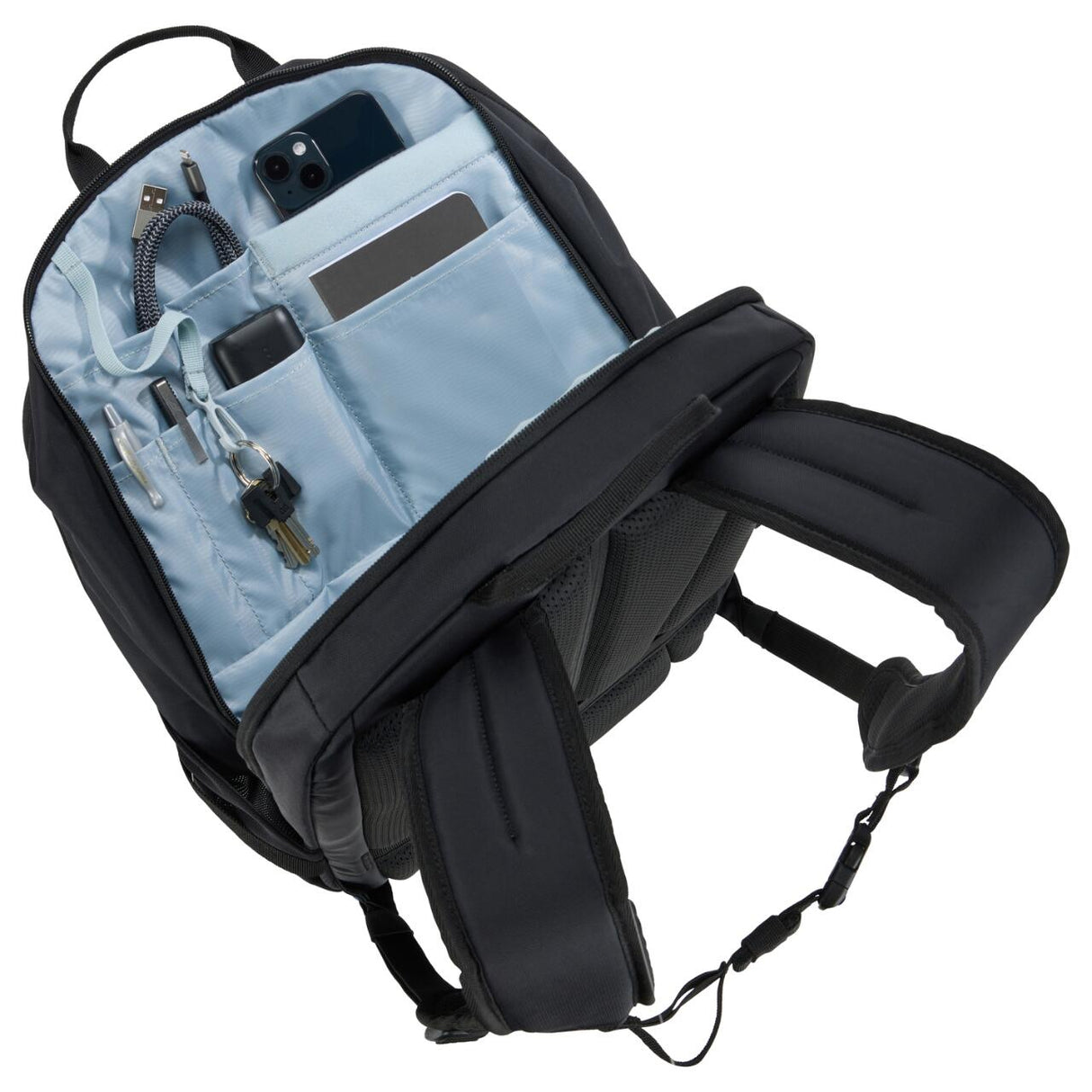 Rucsac urban cu compartiment laptop, Thule, EnRoute, 26L, Black