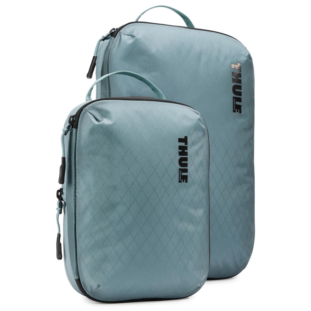 Set saculeti de depozitare Thule Compression Packing Cube mic + mediu, albastru