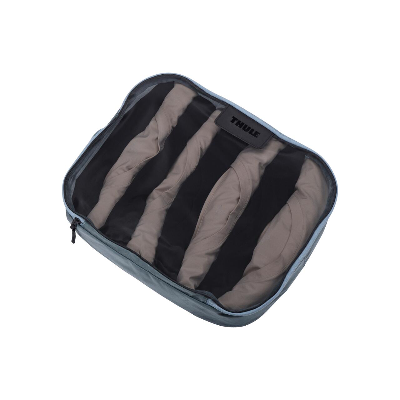 Set saculeti de depozitare Thule Family Packing Cube 2 mari + 2 medii, alb/albastru