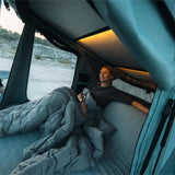 Cort auto cu prindere pe plafon, Thule, Widesky, pentru 2 persoane, Ashland Grey