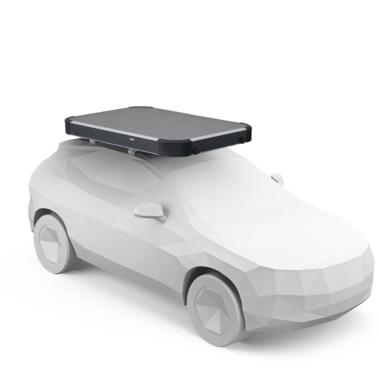 Cort auto cu prindere pe plafon, Thule, Widesky, pentru 2 persoane, Dark Slate