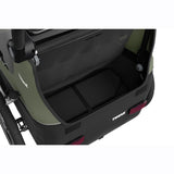 Remorca de bicicleta pentru transport 2 copii Thule Courier Vintage green