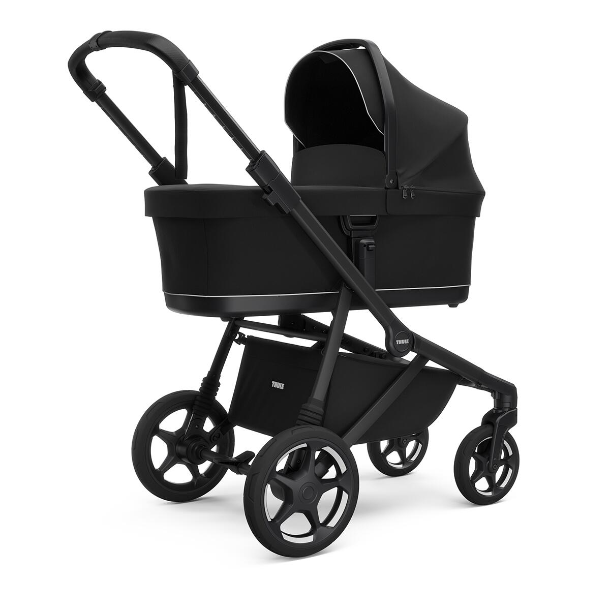 Set Carucior Thule Sleek 2 + Landou, Black