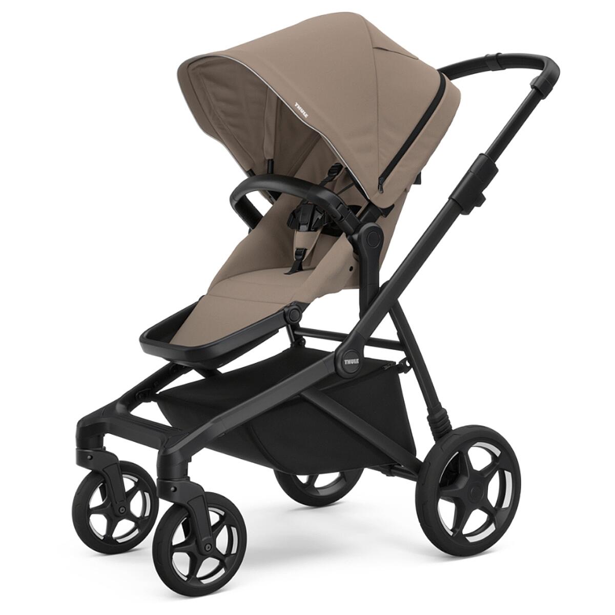 Set Carucior Thule Sleek 2 + Landou Tinted Taupe