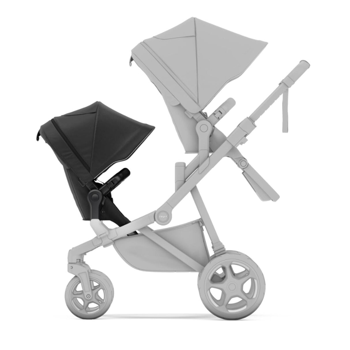 Thule Sibling Seat - Scaun al doilea copil pentru Carucior Thule Sleek 2, Black