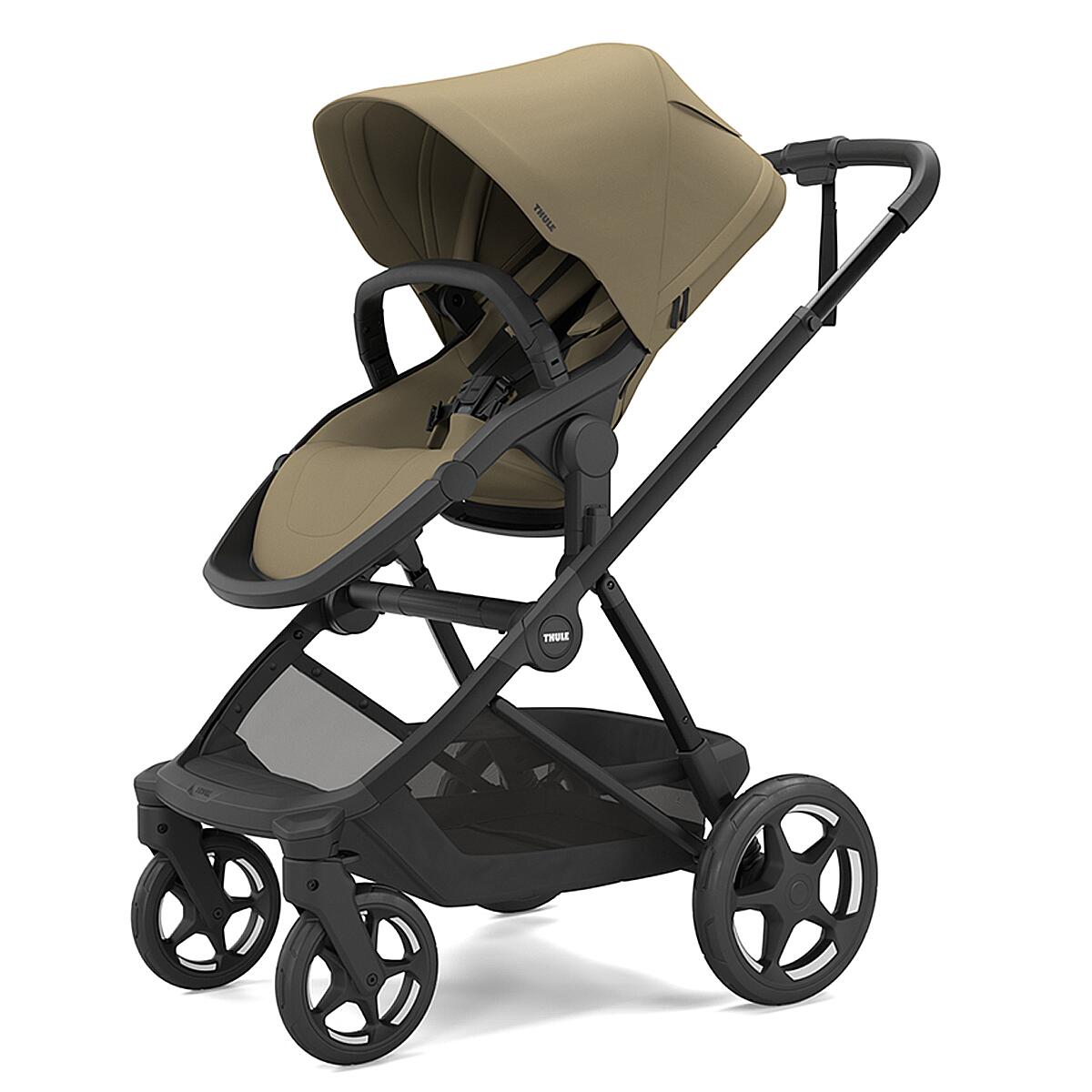 Set Carucior Thule Charm 2 in 1 Sport + landou, Faded Khaki