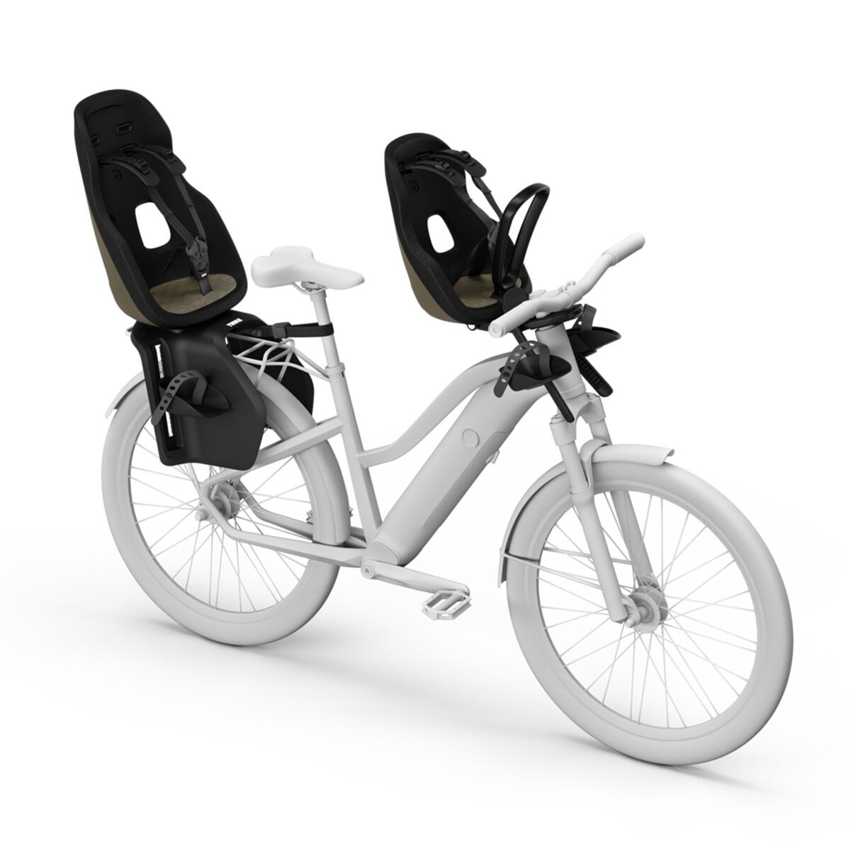 Scaun pentru copii cu montare pe bicicleta in fata - Thule Yepp Nexxt 2 Mini Front mounted Deep Khaki