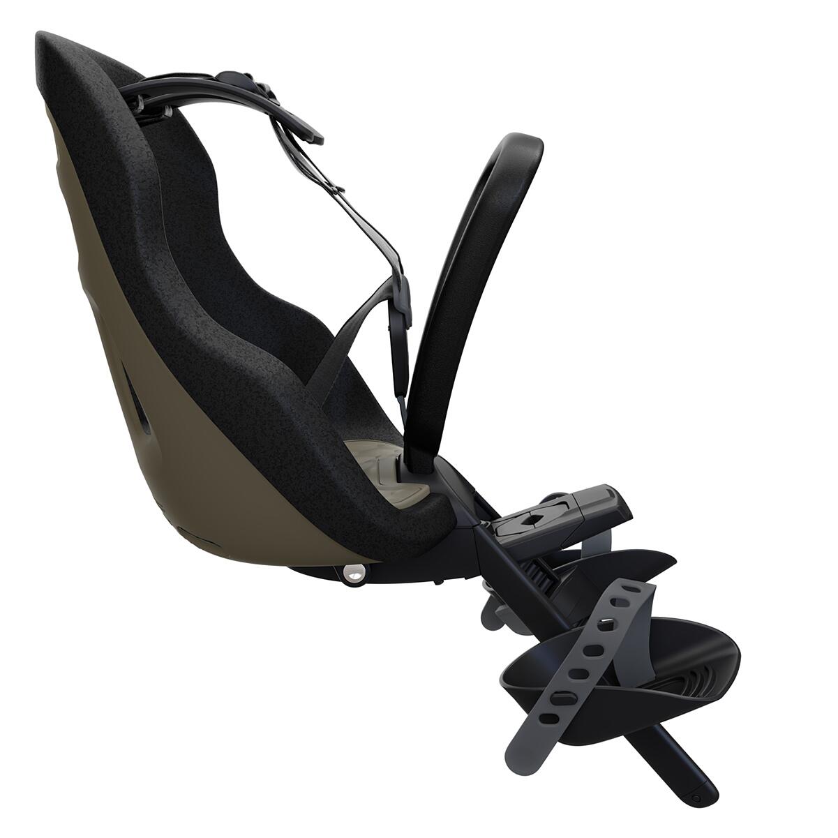 Scaun pentru copii, cu montare pe bicicleta in fata - Thule Yepp Nexxt 2 Mini Front mounted, Deep Khaki