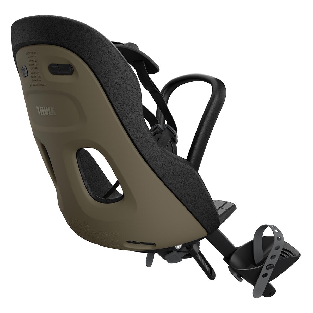 Scaun pentru copii, cu montare pe bicicleta in fata - Thule Yepp Nexxt 2 Mini Front mounted, Deep Khaki