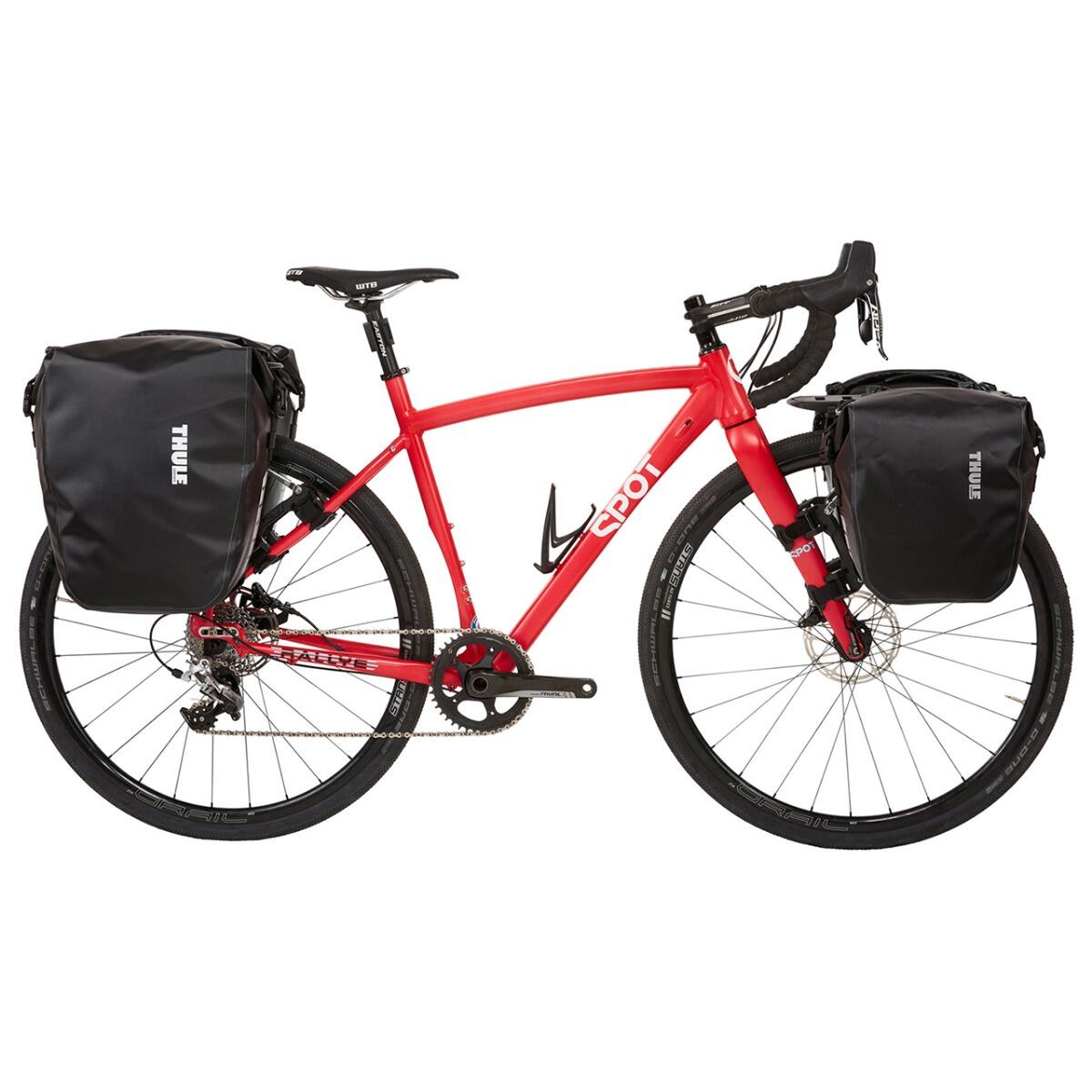 Set de 2 Genti pentru bicicleta, Thule, Shield Pannier, 25L, Black