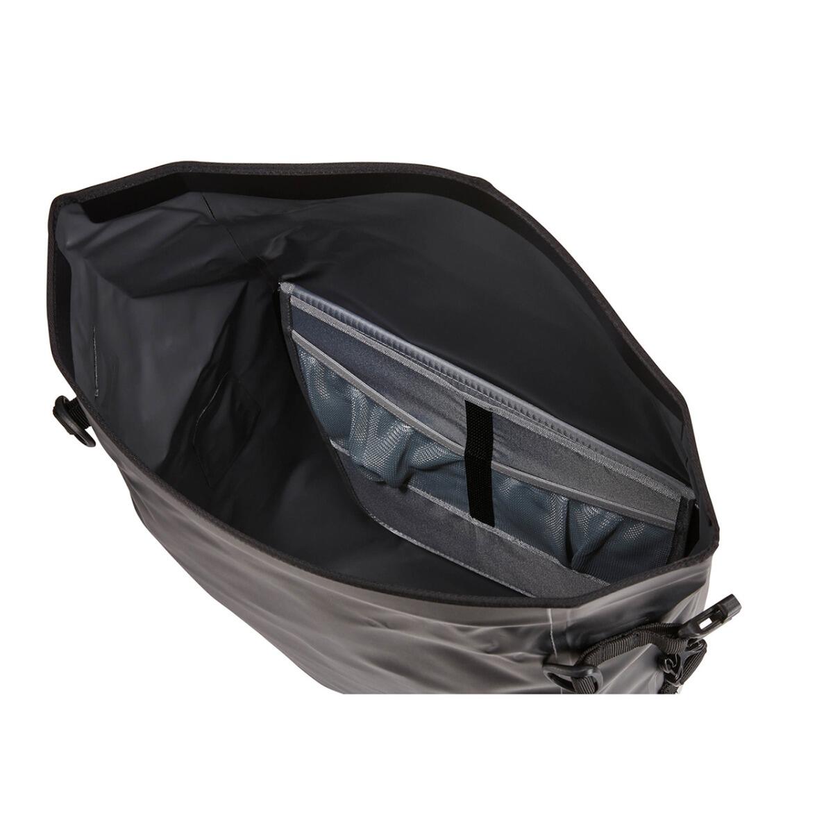 Set de 2 Genti pentru bicicleta, Thule, Shield Pannier, 25L, Black