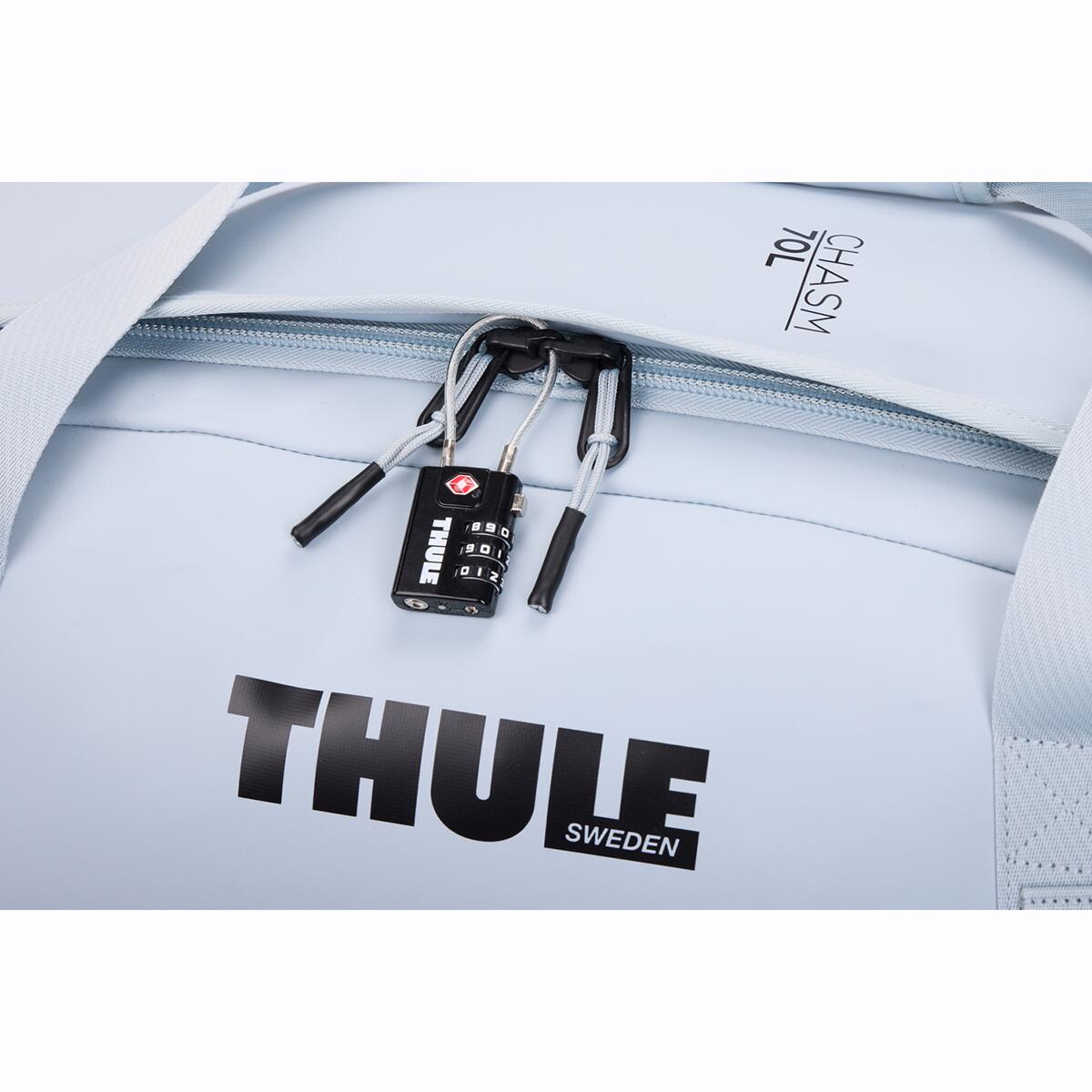 Geanta voiaj duffel, Thule, Chasm, 70L, Soft Blue