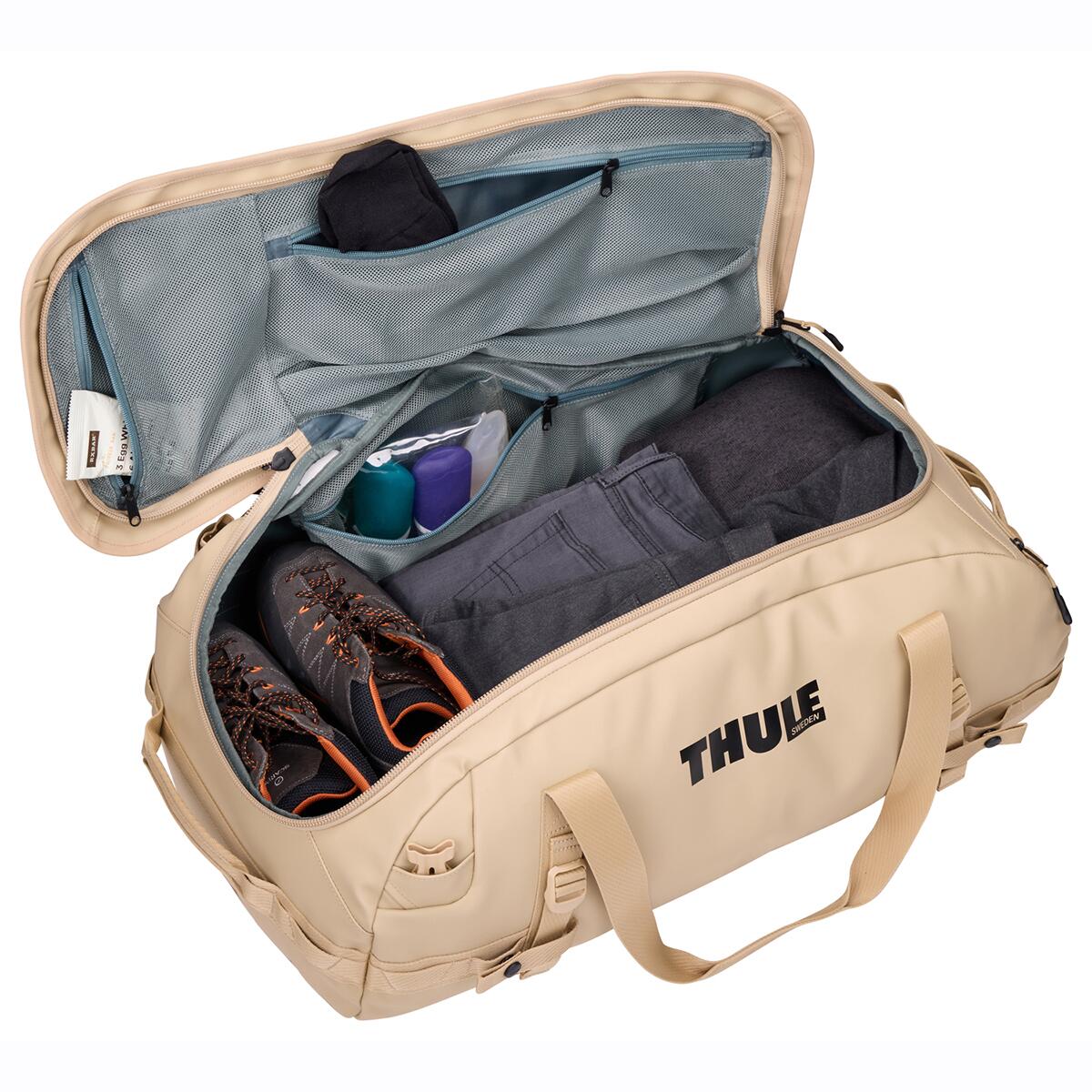Geanta voiaj duffel, Thule, Chasm, 70L, Gentle Beige