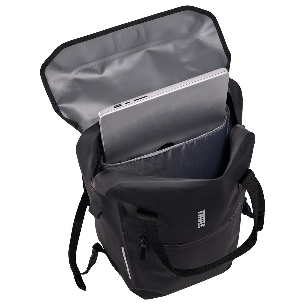 Geantă pentru bicicletă convertibilă în rucsac, Thule Shield, 23L, Black