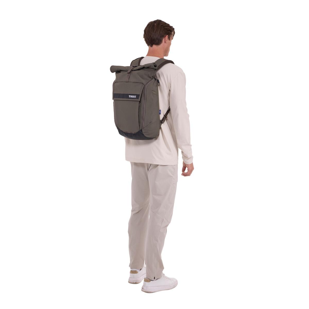 Rucsac urban cu compartiment laptop, Thule, Paramount, 24L, Mineral Brown