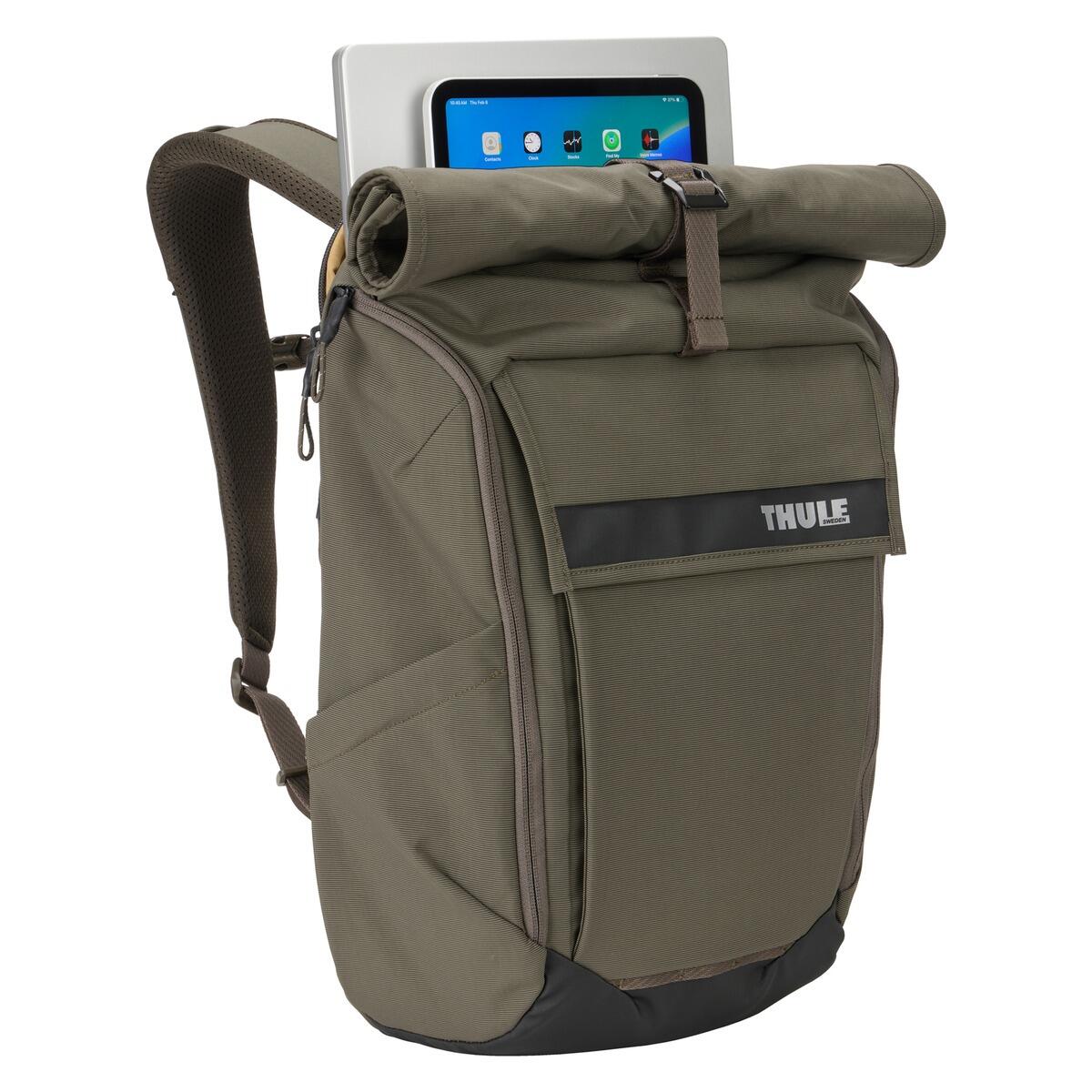 Rucsac urban cu compartiment laptop, Thule, Paramount, 24L, Mineral Brown