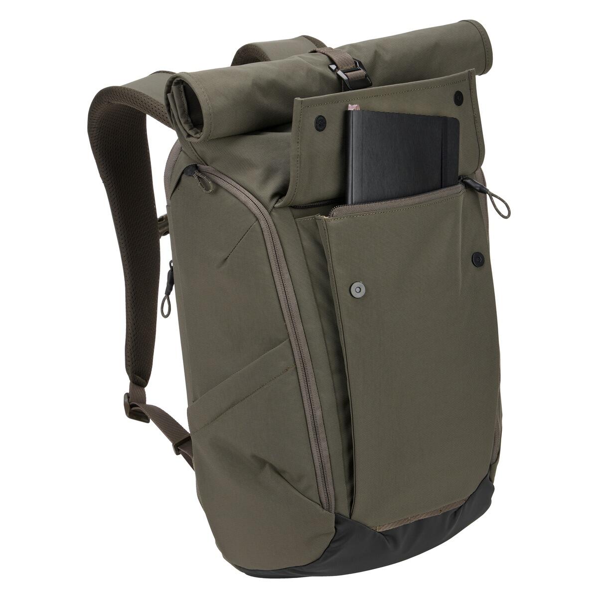 Rucsac urban cu compartiment laptop, Thule, Paramount, 24L, Mineral Brown