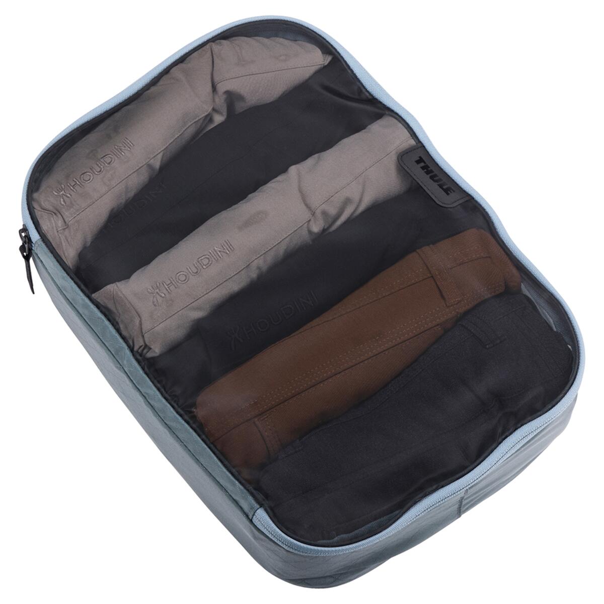 Set saculeti de depozitare Thule Packing Cube mediu + mic, Pond Grey