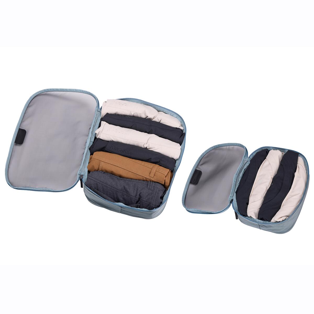 Set saculeti de depozitare Thule Packing Cube mediu + mic, Pond Grey