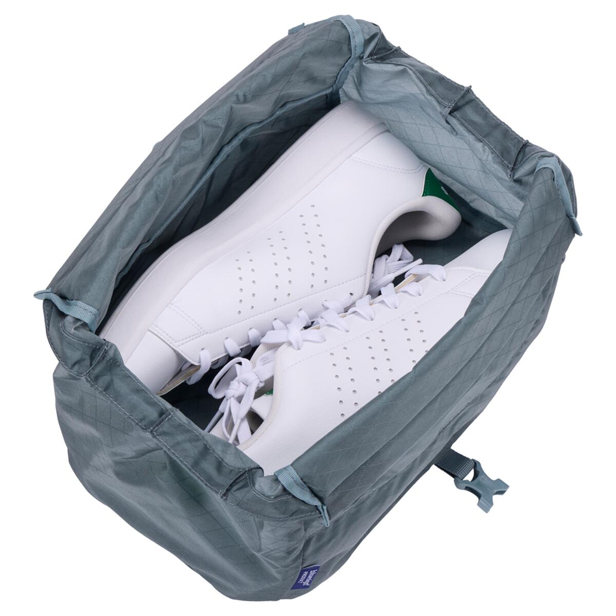 Geanta ajustabila pentru incaltaminte - Thule travel shoe bag, Pond Gray