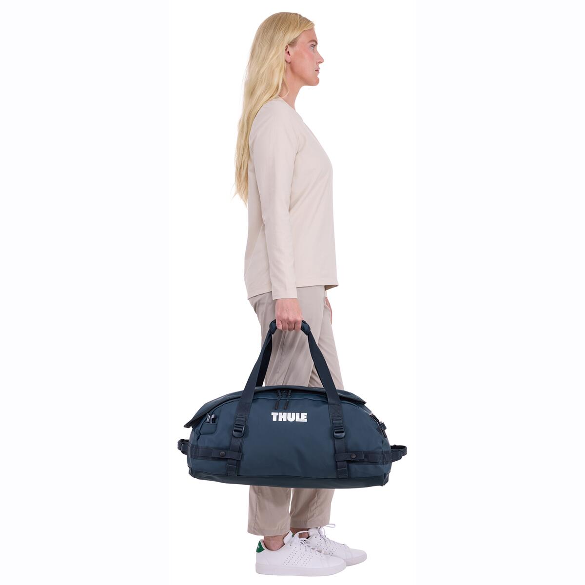 Geanta voiaj duffel, Thule, Chasm, 40L, Darkest Blue