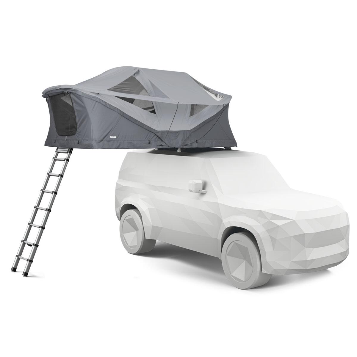 Cort auto cu prindere pe plafon, Thule, Approach 2 L, pentru 4 persoane, Grey