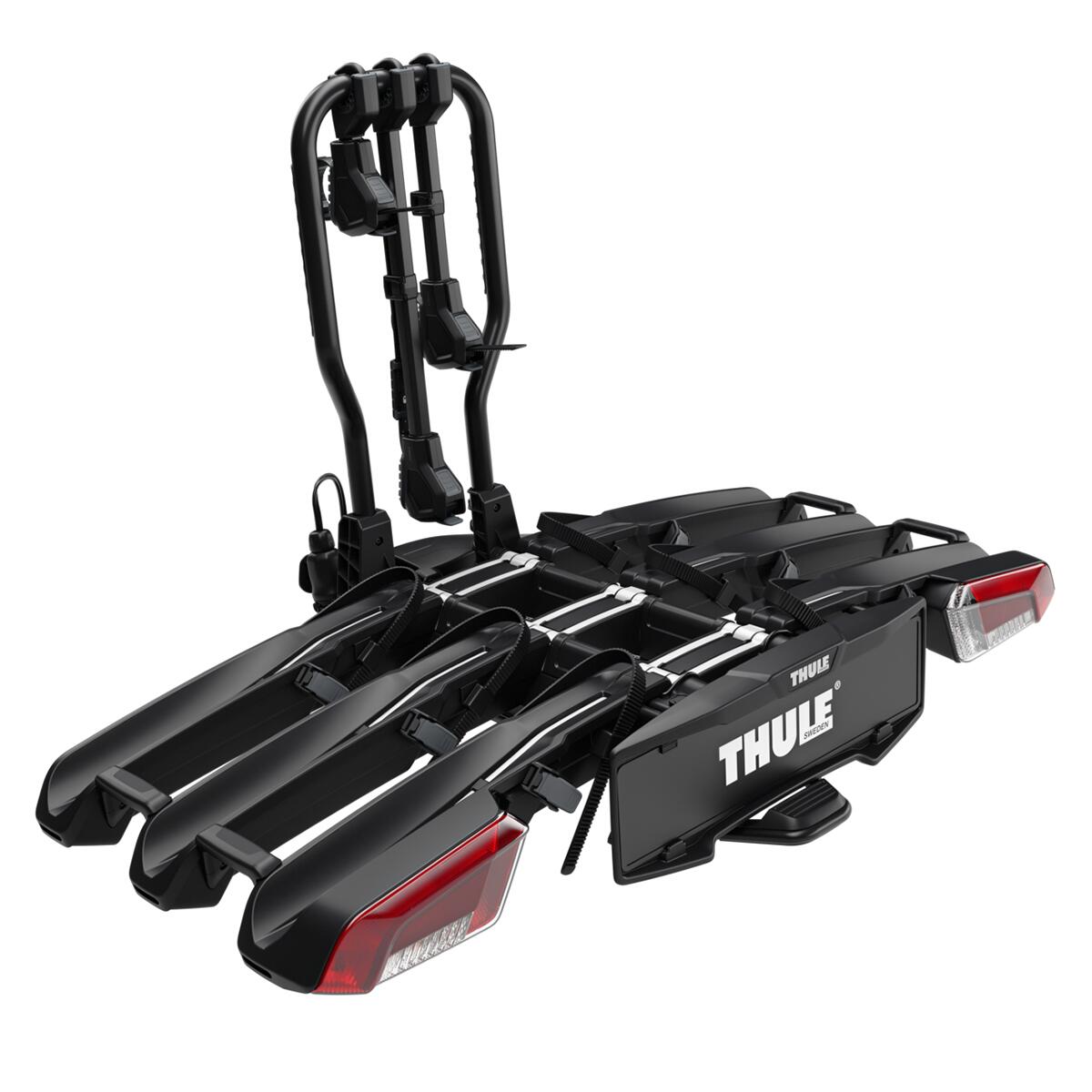 Suport pentru 3(4) biciclete Thule EasyFold 3 cu prindere pe carligul de remorcare 13 pini + Adaptor pentru cea de-a 4 bicicleta