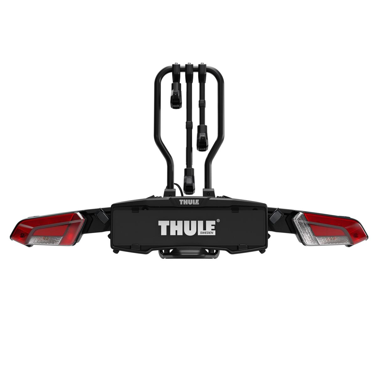 Suport pentru 3(4) biciclete, Thule EasyFold 3 cu prindere pe carligul de remorcare, 13 pini + Adaptor pentru cea de-a 4 bicicleta TA944700