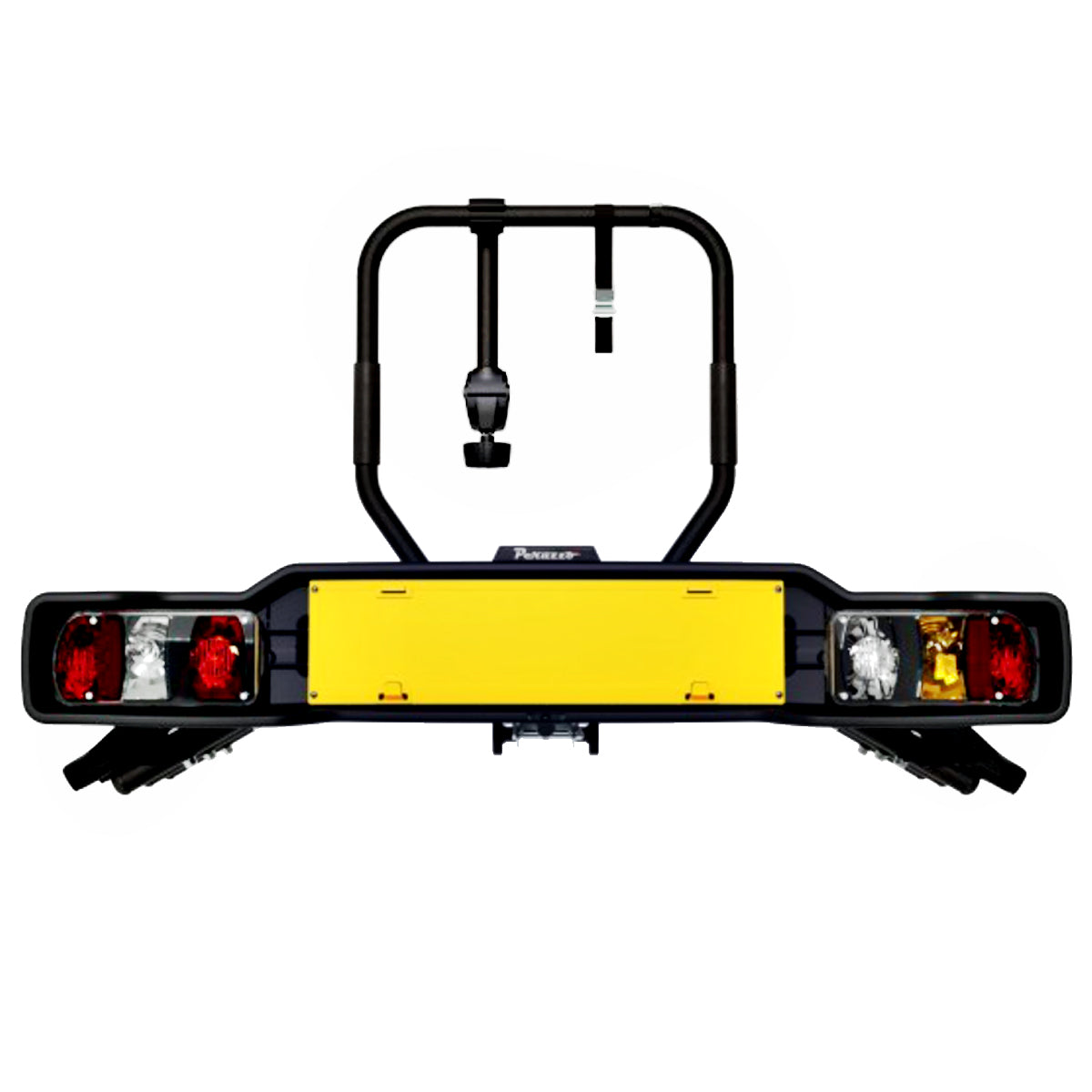 Suport 3 biciclete Peruzzo Siena 669/3N cu prindere pe carligul de remorcare, Negru