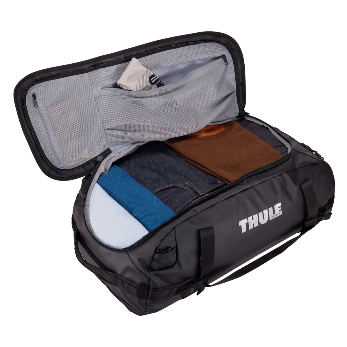 Geanta voiaj duffel, Thule, Chasm, 70L, Black