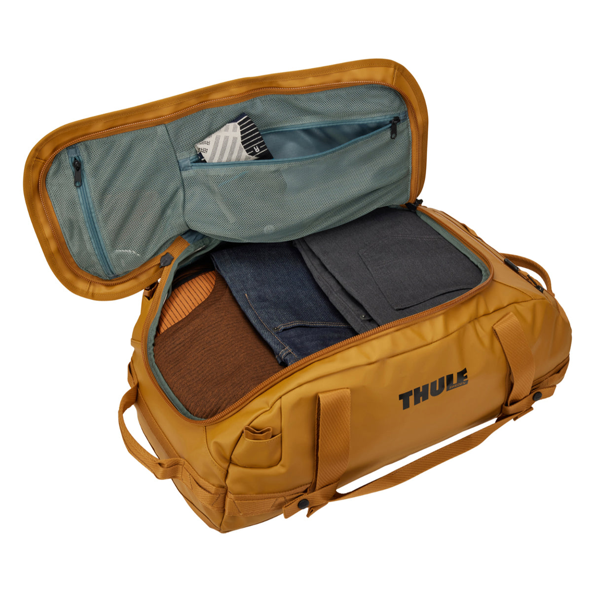 Geanta voiaj duffel, Thule, Chasm, 40L, Golden