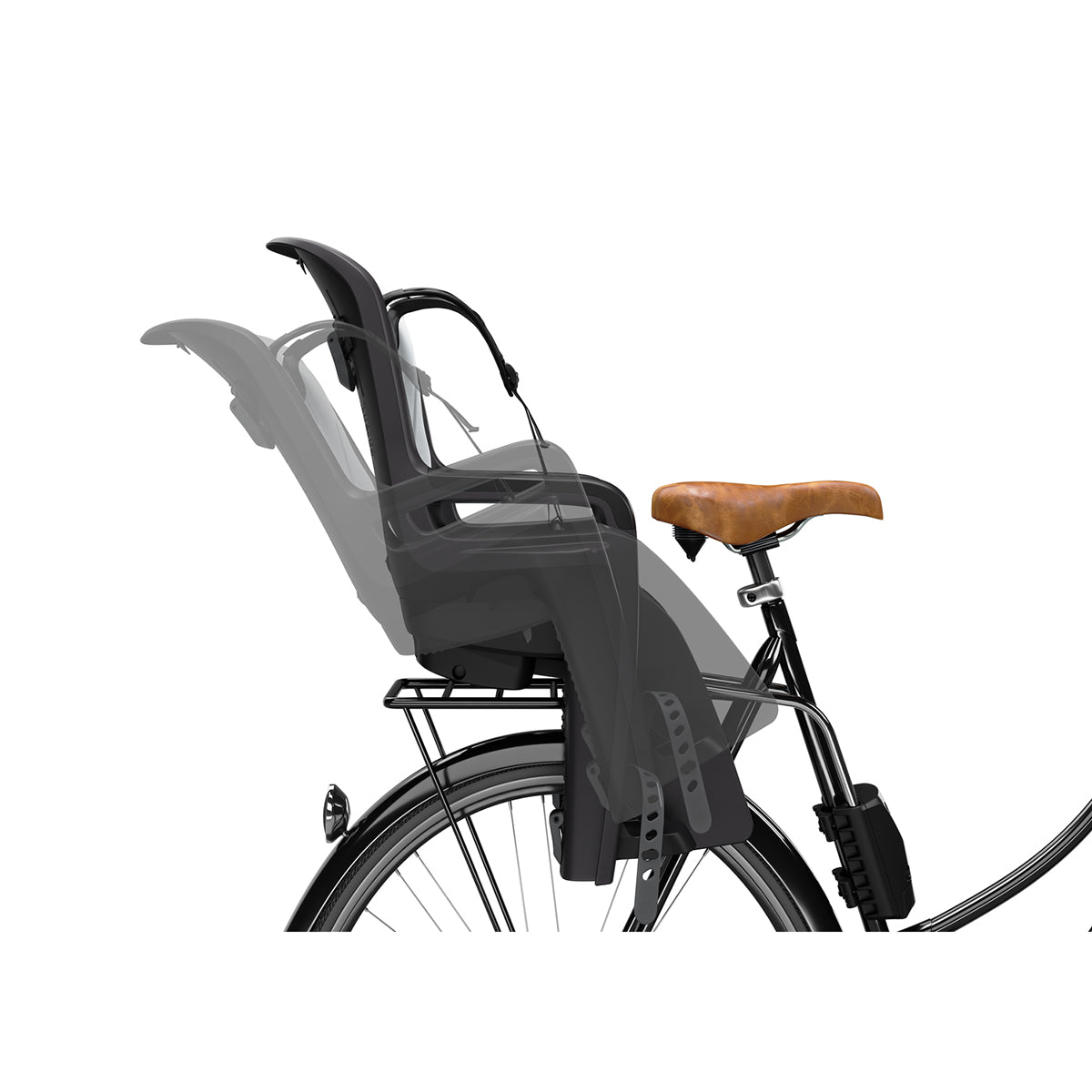 Scaun pentru copii, Thule RideAlong2 Dark Grey, cu montare pe bicicleta in spate