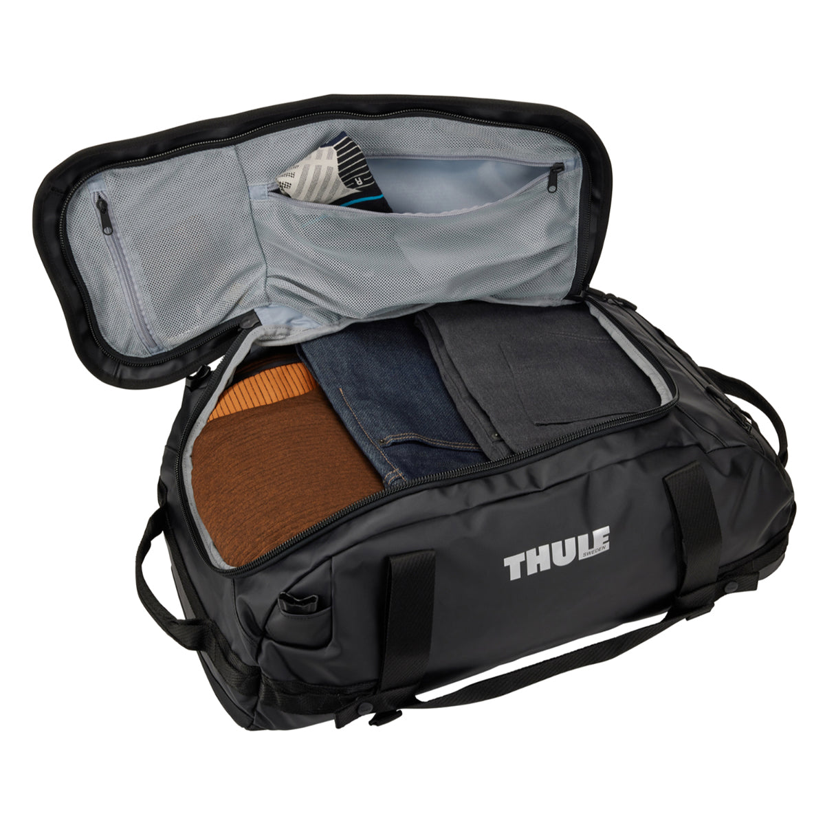Geanta voiaj duffel, Thule, Chasm, 40L, Black