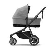 Carucior Thule SLEEK Cadru Negru si Copertina Gray Melange