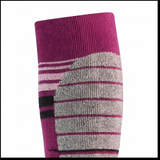 Sosete Schi/Snowboard Premium Lână Merinos. Compresie Gradată, Amortizare Șocuri, Anti-Miros. visiniu .Marime M (35 - 38)