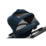 Carucior Thule SLEEK Cadru Gri si Copertina Navy Blue