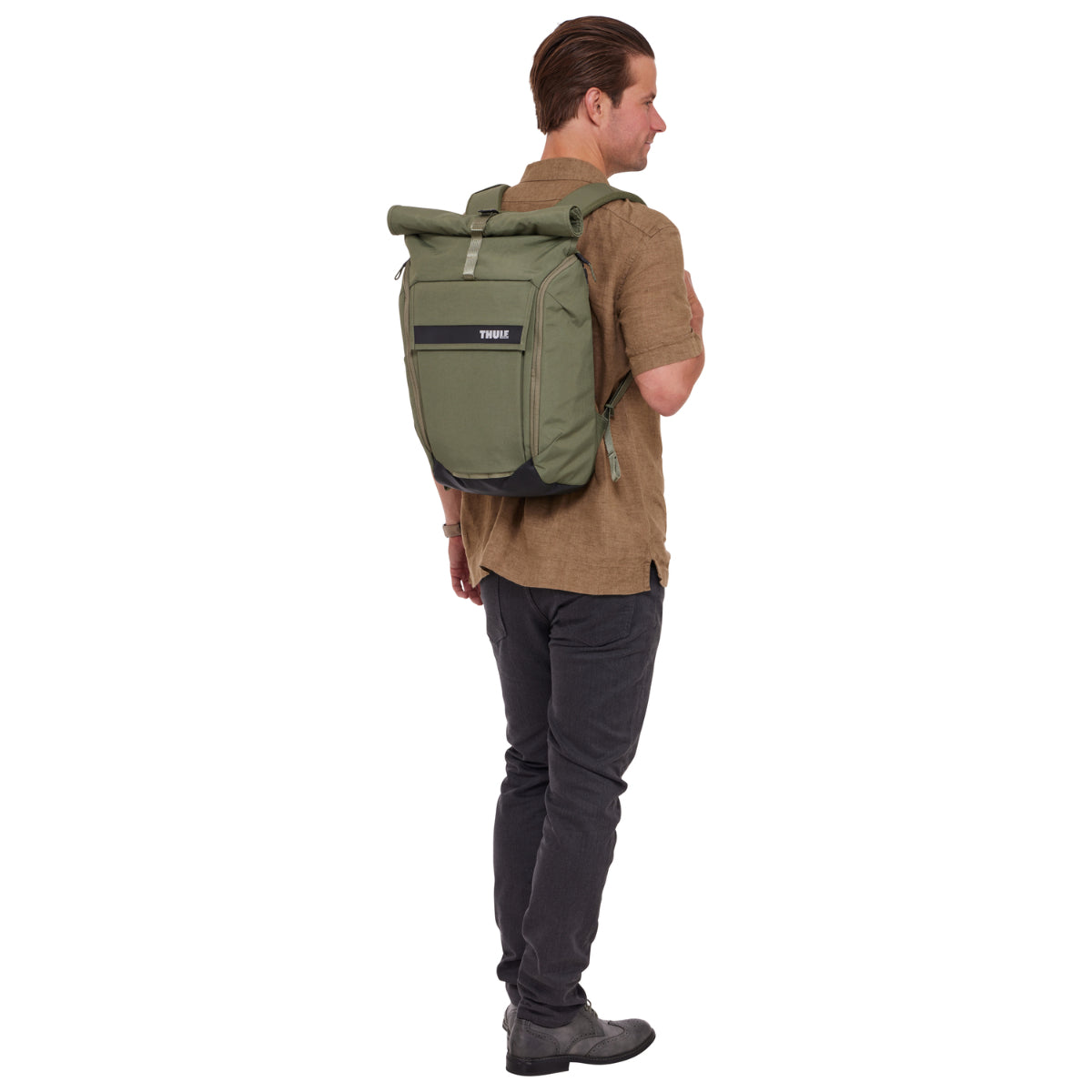 Rucsac urban cu compartiment laptop, Thule, Paramount, 24L, Verde